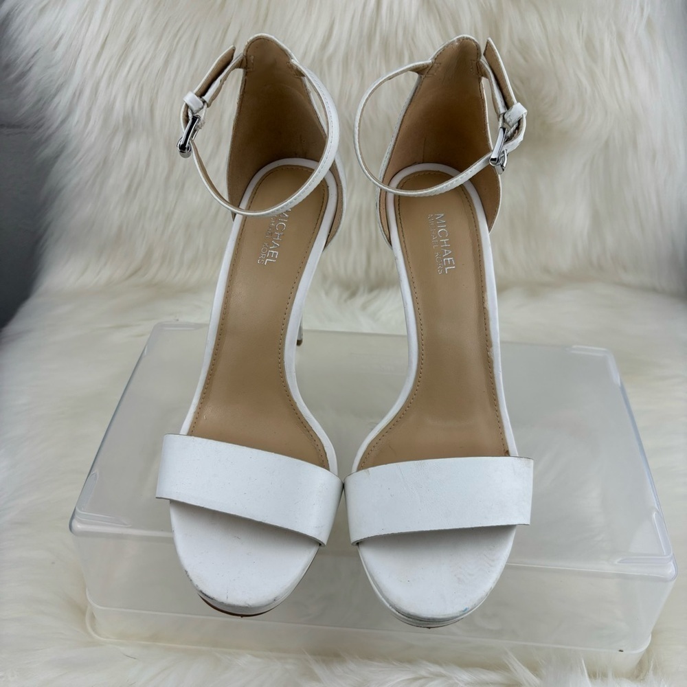 MICHAEL KORS OPEN TOE PUMPS HEELS SIZE 7 WOMAN - Picture 2 of 14